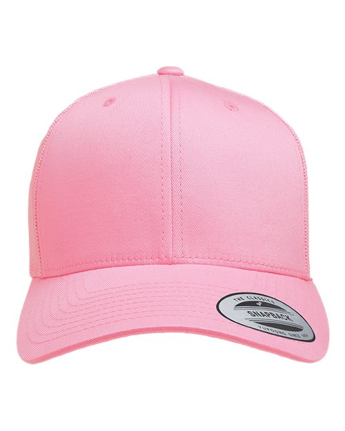 YP Classics Retro Trucker Cap - Pink Front