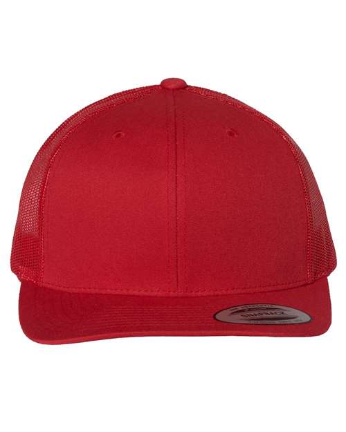 YP Classics Retro Trucker Cap - Red Front