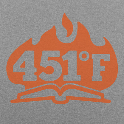 451 Fahrenheit Burning Book in Flames
