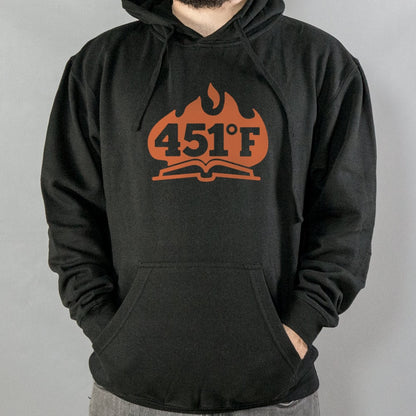 451 Fahrenheit Burning Book in Flames