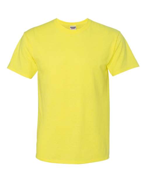 JERZEES Unisex Dri-Power® 50/50 T-Shirt - Neon Yellow Front