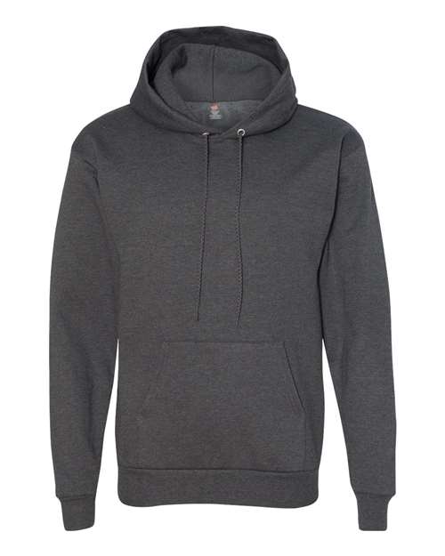 Hanes Unisex EcoSmart® Hooded Sweatshirt - Charcoal Heather Front