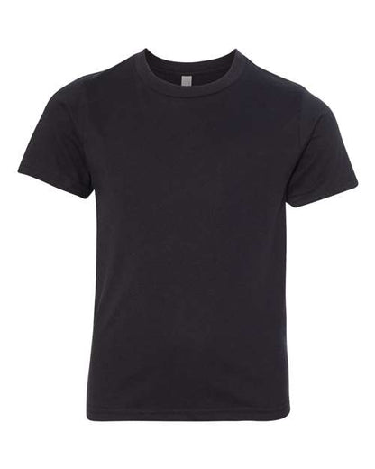 Next Level Youth CVC Tee - Black Front