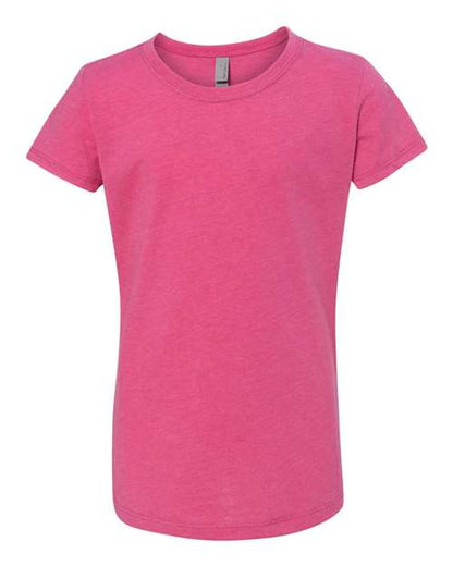 Next Level Girls’ CVC Princess Tee - Raspberry Front