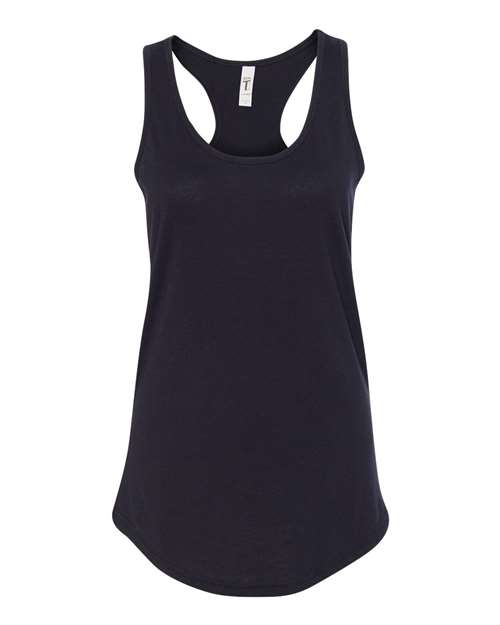 Next Level Women's Ideal Racerback Tank - Black Front