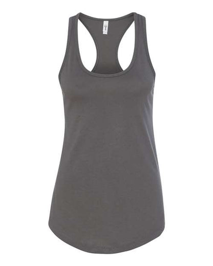 Next Level Women's Ideal Racerback Tank - Dark Grey Front
