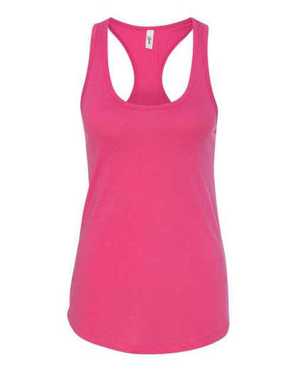 Next Level Women's Ideal Racerback Tank - Raspberry Front