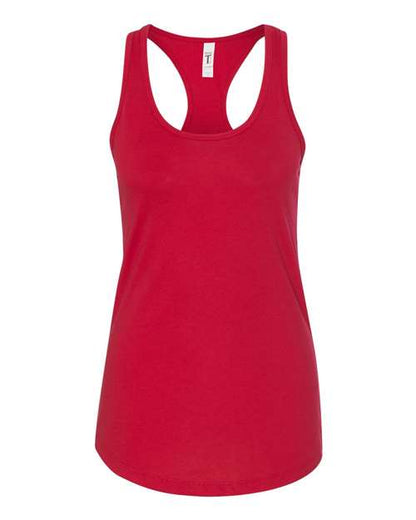 Next Level Women's Ideal Racerback Tank - Red Front