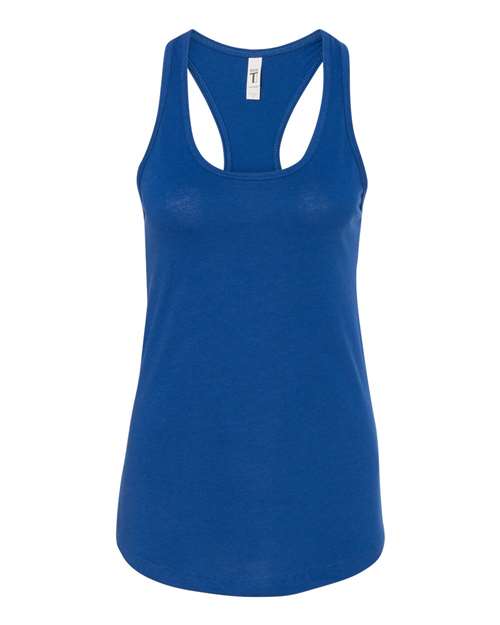 Next Level Women's Ideal Racerback Tank - Royal Front