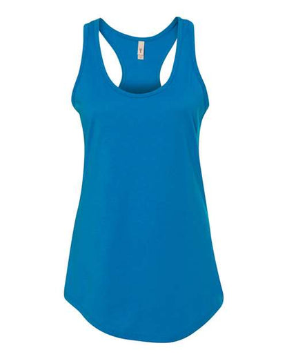 Next Level Women's Ideal Racerback Tank - Turquoise Front