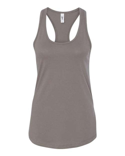 Next Level Women's Ideal Racerback Tank - Warm Grey Front