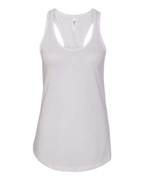 Next Level Women's Ideal Racerback Tank - White Front