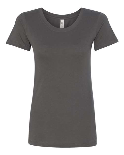 Next Level Women's Ideal Tee - Dark Grey Front