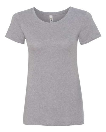 Next Level Women's Ideal Tee - Heather Grey Front