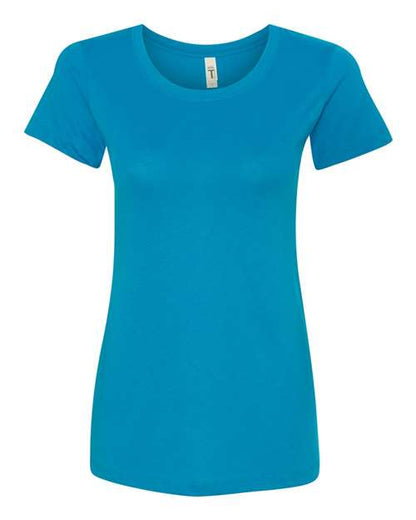 Next Level Women's Ideal Tee - Turquoise Front