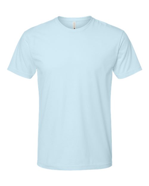 Next Level Unisex Sueded Tee - Light Blue Front