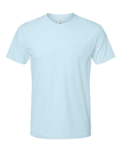 Next Level Unisex Sueded Tee - Light Blue Front