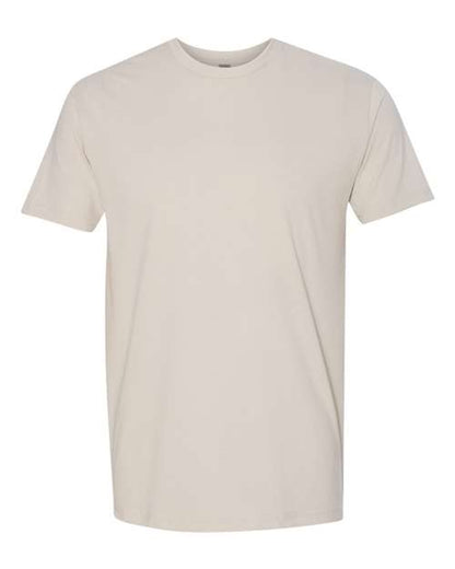 Next Level Unisex Sueded Tee - Sand Front