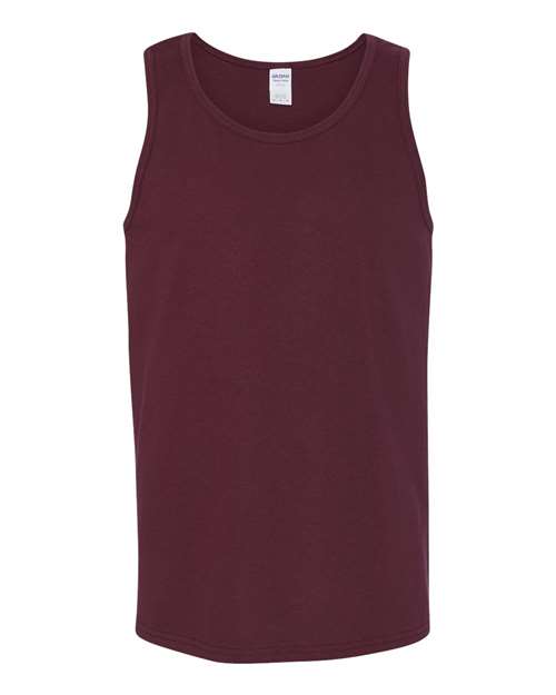 Unisex Heavy Cotton™ Tank Top - Maroon Front