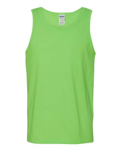 Unisex Heavy Cotton™ Tank Top - Neon Green Front