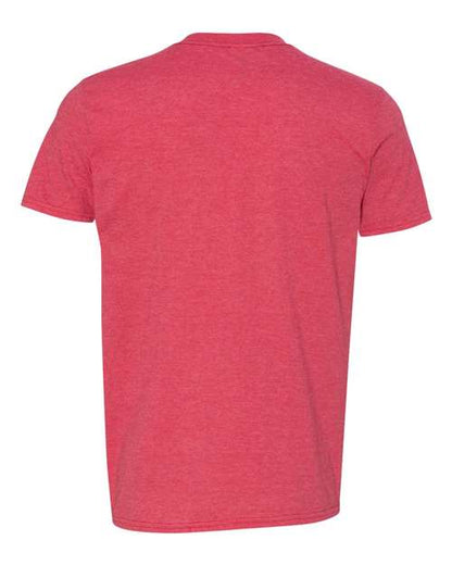 Unisex Softstyle® T-Shirt - Heather Red Back
