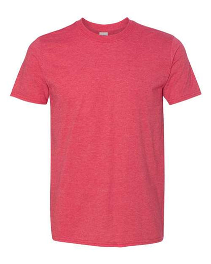 Unisex Softstyle® T-Shirt - Heather Red Front
