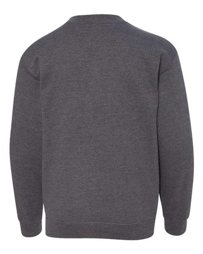 Youth Heavy Blend™ Crewneck Sweatshirt - Dark Heather Back
