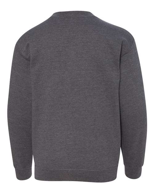 Youth Heavy Blend™ Crewneck Sweatshirt - Dark Heather Back