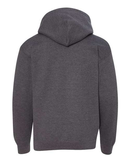 Youth Heavy Blend™ Hooded Sweatshirt - Dark Heather Back