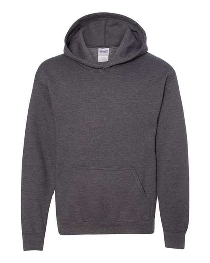 Youth Heavy Blend™ Hooded Sweatshirt - Dark Heather Front