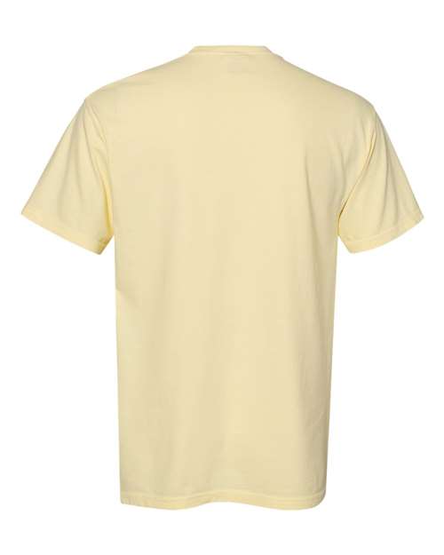 Comfort Colors Unisex Garment-Dyed Heavyweight Pocket T-Shirt - Back