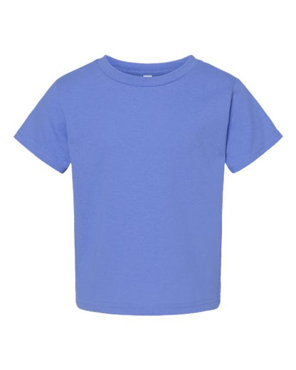 Rabbit Skins Toddler Cotton Jersey Tee - Carolina Blue Front