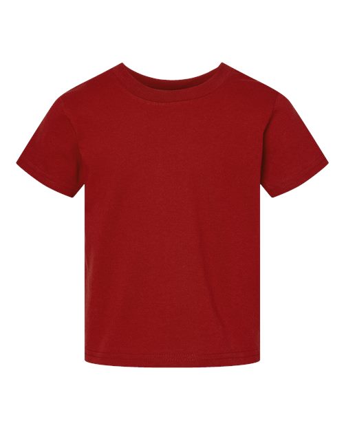 Rabbit Skins Toddler Cotton Jersey Tee - Garnet Front