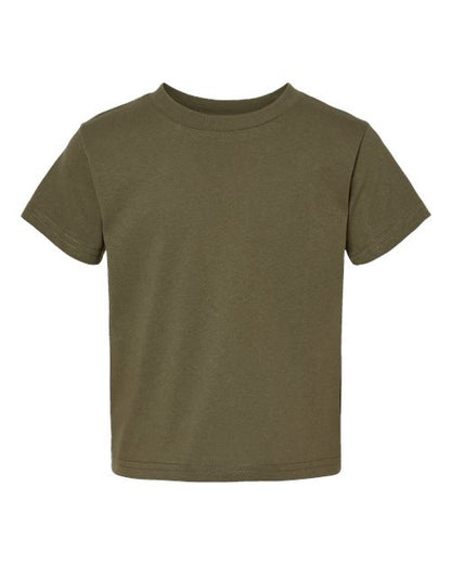 Rabbit Skins Youth Juvy Tee - Military Green Front