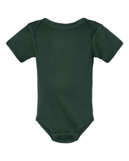 Rabbit Skins Infant Baby Rib Bodysuit - Forest Front