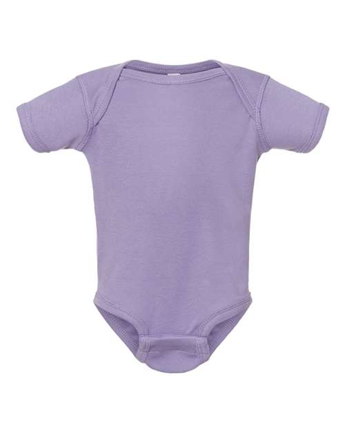 Rabbit Skins Infant Baby Rib Bodysuit - Lavender Front