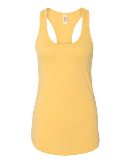 Next Level Women's Ideal Racerback Tank - Banana Cream Front