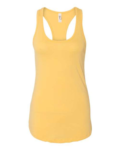 Next Level Women's Ideal Racerback Tank - Banana Cream Front