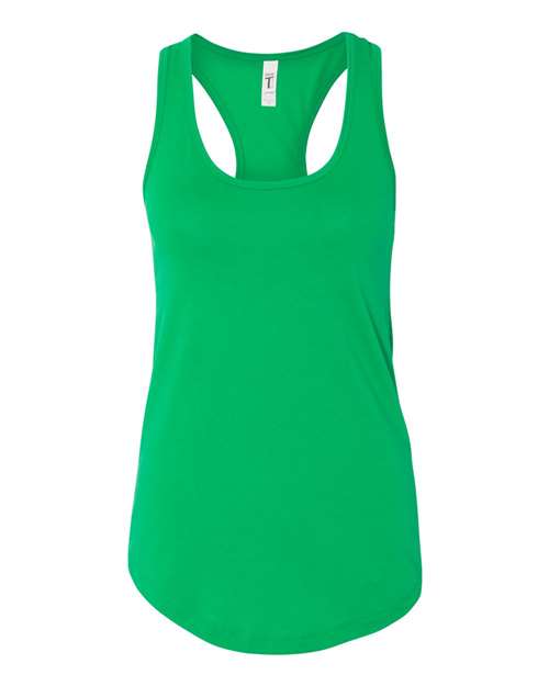 Next Level Women's Ideal Racerback Tank - Kelly Green Front