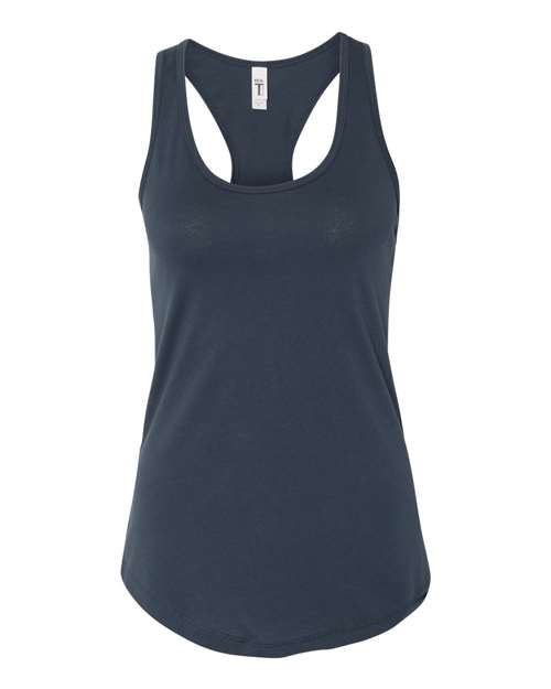 Next Level Women's Ideal Racerback Tank - Indigo Front