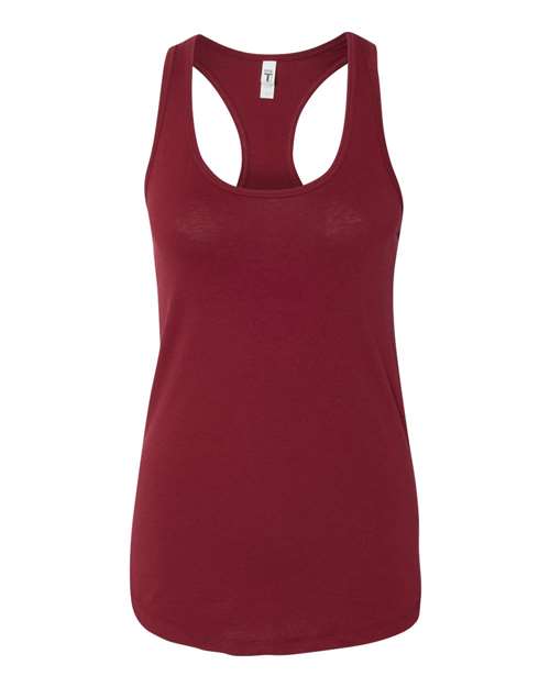 Next Level Women's Ideal Racerback Tank - Cardinal Front