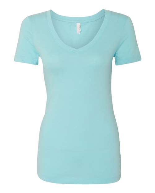 Next Level Women's Ideal V-Neck Tee - Cancun Front