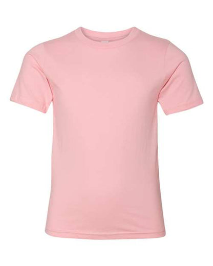 Next Level Youth Cotton Tee - Light Pink Front