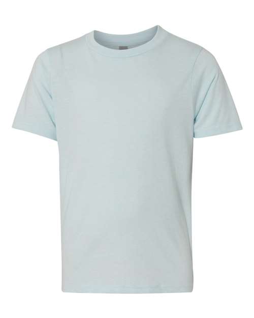 Next Level Youth CVC Tee - Ice Blue Front