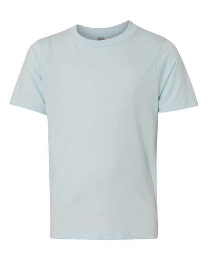 Next Level Youth CVC Tee - Ice Blue Front