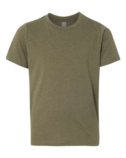 Next Level Youth CVC Tee - Military Green Front