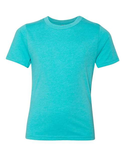 Next Level Youth CVC Tee - Tahiti Blue Front