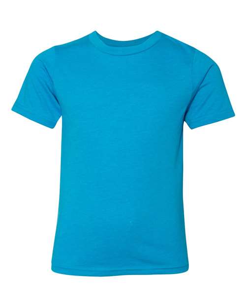 Next Level Youth CVC Tee - Turquoise Front