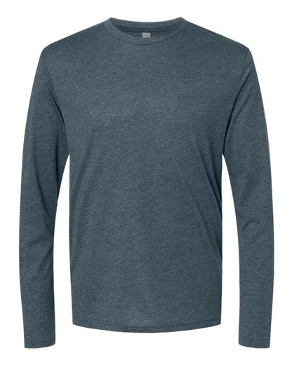 Next Level Unisex Triblend Long Sleeve Tee - Indigo Front