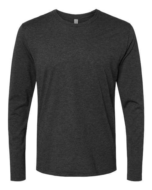 Next Level Unisex Triblend Long Sleeve Tee - Vintage Black Front